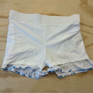 Sofibella Dry Fit White Tennis  Shorts Women's  L NWT